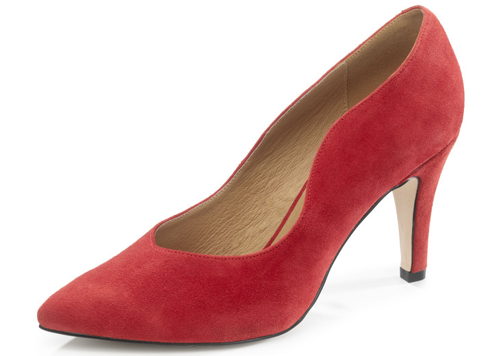 Pumps & Ballerina - Caprice Pumps im modischen Design, in Größe 3 1/2 bis 8, in Farbe EISBLAU Ansicht 6