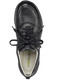 Slipper & Schnürschuhe - Waldläufer, leichte Damen-Sneaker, Weite H, mit herausnehmbarem Fußbett – Farbe SCHWARZ – Ansicht 3 Slipper & Schnürschuhe - Waldläufer, leichte Damen-Sneaker, Weite H, mit herausnehmbarem Fußbett, in Größe 3 1/2 bis 8, in Farbe WEISS – Farbe SCHWARZ – Ansicht 3