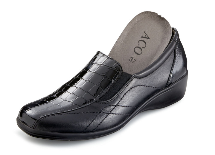 Slipper & Schnürschuhe - ELENA EDEN, komfortable Damen-Slipper, mit herausnehmbarem Fußbett Ansicht 4 Slipper & Schnürschuhe - ELENA EDEN, komfortable Damen-Slipper, mit herausnehmbarem Fußbett, in Größe 036 bis 042, in Farbe BORDEAUX Ansicht 4