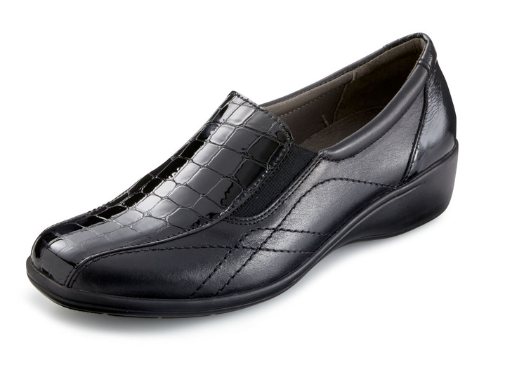 Slipper & Schnürschuhe - ELENA EDEN, komfortable Damen-Slipper, mit herausnehmbarem Fußbett Ansicht 3 Slipper & Schnürschuhe - ELENA EDEN, komfortable Damen-Slipper, mit herausnehmbarem Fußbett, in Größe 036 bis 042, in Farbe BORDEAUX Ansicht 3