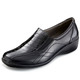 Slipper & Schnürschuhe - ELENA EDEN, komfortable Damen-Slipper, mit herausnehmbarem Fußbett – Farbe SCHWARZ – Ansicht 1 Slipper & Schnürschuhe - ELENA EDEN, komfortable Damen-Slipper, mit herausnehmbarem Fußbett, in Größe 036 bis 042, in Farbe BORDEAUX – Farbe SCHWARZ – Ansicht 1