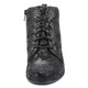 Stiefel & Stiefeletten - Waldläufer Schnür-Stiefelette mit floraler Prägung, in Größe 4 1/2 bis 9, in Farbe SCHWARZ – Farbe SCHWARZ – Ansicht 6