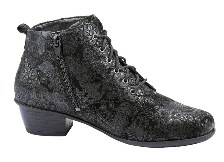 Stiefel & Stiefeletten - Waldläufer Schnür-Stiefelette mit floraler Prägung Ansicht 14 Stiefel & Stiefeletten - Waldläufer Schnür-Stiefelette mit floraler Prägung, in Größe 4 1/2 bis 9, in Farbe GRAU Ansicht 14
