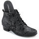 Stiefel & Stiefeletten - Waldläufer Schnür-Stiefelette mit floraler Prägung, in Größe 4 1/2 bis 9, in Farbe SCHWARZ – Farbe SCHWARZ – Ansicht 2