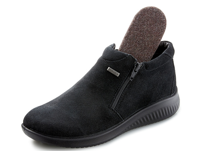 Stiefel & Stiefeletten - Atmungsaktive Damen-Boots, Winterschuhe, Weite K, mit Reißverschluss Ansicht 2 Stiefel & Stiefeletten - Atmungsaktive Damen-Boots, Winterschuhe, Weite K, mit Reißverschluss, in Größe 036 bis 042, in Farbe SCHWARZ Ansicht 2