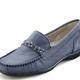 Slipper & Schnürschuhe - ELENA EDEN, bequeme Damen-Slipper, Weite H, mit herausnehmbarem Fußbett – Farbe JEANS – Ansicht 1 Slipper & Schnürschuhe - ELENA EDEN, bequeme Damen-Slipper, Weite H, mit herausnehmbarem Fußbett, in Größe 036 bis 042, in Farbe TAUPE – Farbe JEANS – Ansicht 1