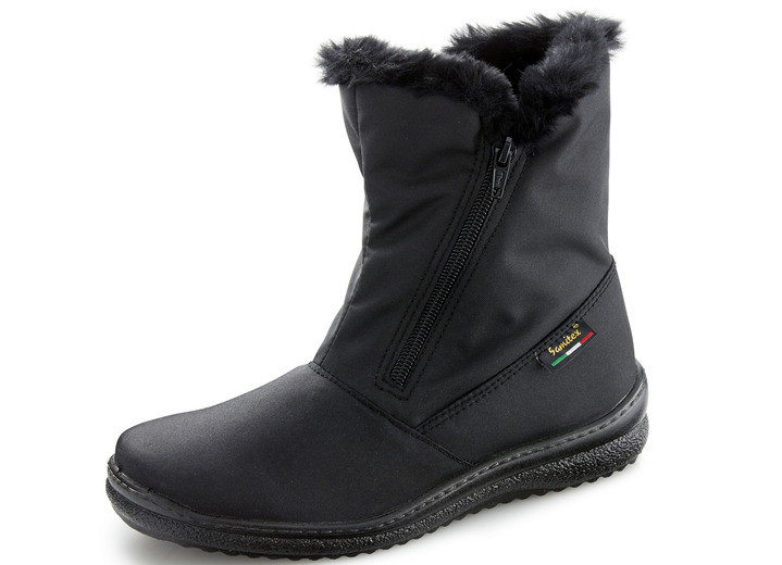 Stiefel & Stiefeletten - ELENA EDEN, atmungsaktive Damen-Stiefeletten, Winterschuhe, Weite G, mit Reißverschluss Ansicht 4 Stiefel & Stiefeletten - ELENA EDEN, atmungsaktive Damen-Stiefeletten, Winterschuhe, Weite G, mit Reißverschluss, in Größe 036 bis 042, in Farbe MARINE Ansicht 4
