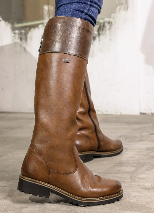 Stiefel & Stiefeletten - Remonte, gefütterte Damen-Stiefel, Winterschuhe, Weite G, mit Reißverschluss Ansicht 8 Stiefel & Stiefeletten - Remonte, gefütterte Damen-Stiefel, Winterschuhe, Weite G, mit Reißverschluss, in Größe 036 bis 042, in Farbe MARONE-MOKKA Ansicht 8