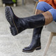 Stiefel & Stiefeletten - Remonte, gefütterte Damen-Stiefel, Winterschuhe, Weite G, mit Reißverschluss – Farbe SCHWARZ-MARONE – Ansicht 9 Stiefel & Stiefeletten - Remonte, gefütterte Damen-Stiefel, Winterschuhe, Weite G, mit Reißverschluss, in Größe 036 bis 042, in Farbe MARONE-MOKKA – Farbe SCHWARZ-MARONE – Ansicht 9