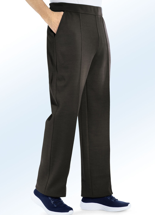 Freizeithosen - „Athlet“-Kurhose in 7 Farben Ansicht 3 Freizeithosen - „Athlet“-Kurhose in 7 Farben, in Größe 023 bis 062, in Farbe STAHLBLAU Ansicht 3