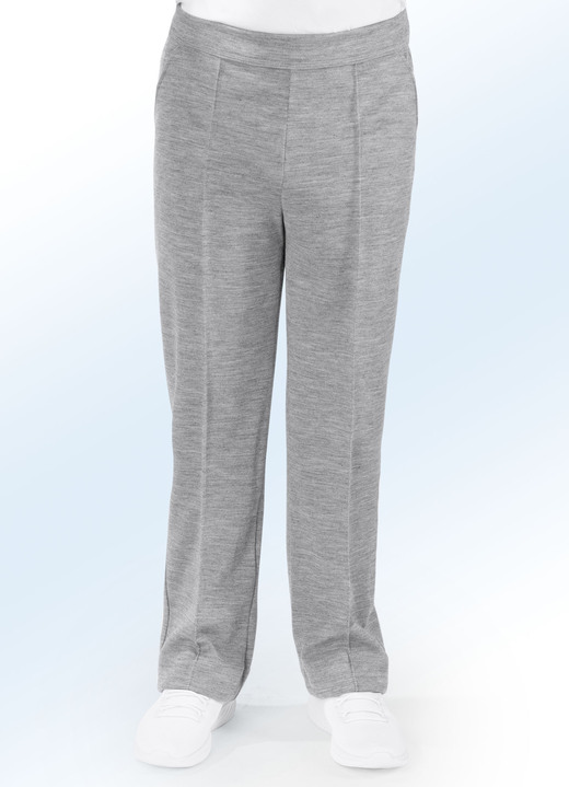 Freizeithosen - „Athlet“-Kurhose in 7 Farben Ansicht 6 Freizeithosen - „Athlet“-Kurhose in 7 Farben, in Größe 023 bis 062, in Farbe STAHLBLAU Ansicht 6