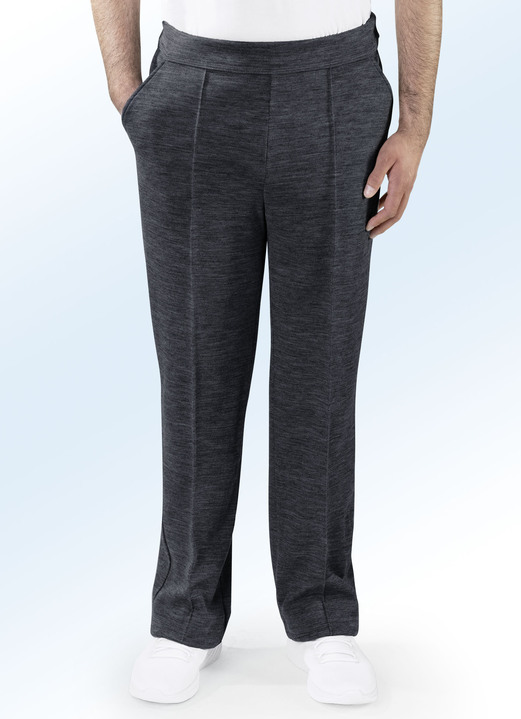 Freizeithosen - „Athlet“-Kurhose in 7 Farben Ansicht 11 Freizeithosen - „Athlet“-Kurhose in 7 Farben, in Größe 023 bis 062, in Farbe STAHLBLAU Ansicht 11