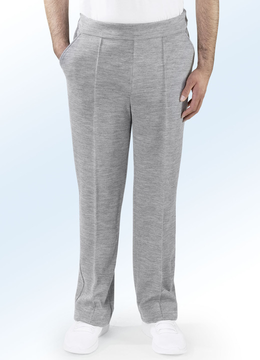 Freizeithosen - „Athlet“-Kurhose in 7 Farben Ansicht 7 Freizeithosen - „Athlet“-Kurhose in 7 Farben, in Größe 023 bis 062, in Farbe STAHLBLAU Ansicht 7