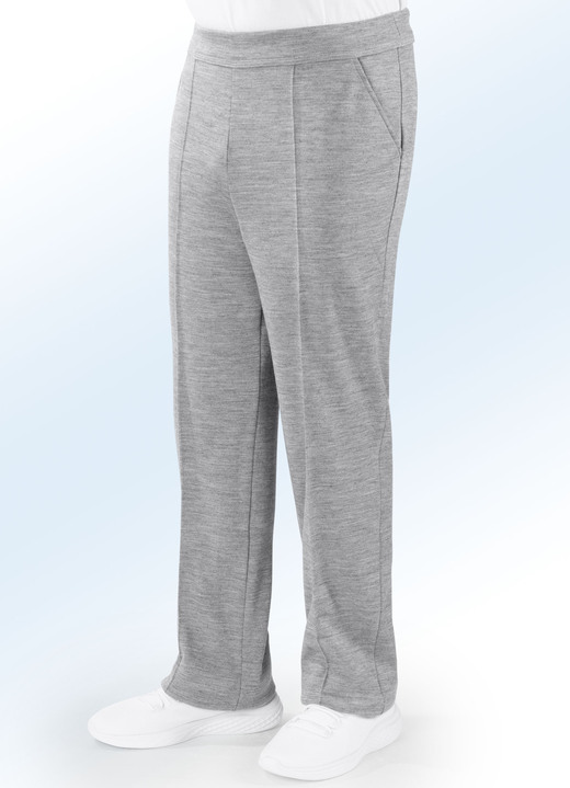 Freizeithosen - „Athlet“-Kurhose in 7 Farben Ansicht 8 Freizeithosen - „Athlet“-Kurhose in 7 Farben, in Größe 023 bis 062, in Farbe STAHLBLAU Ansicht 8