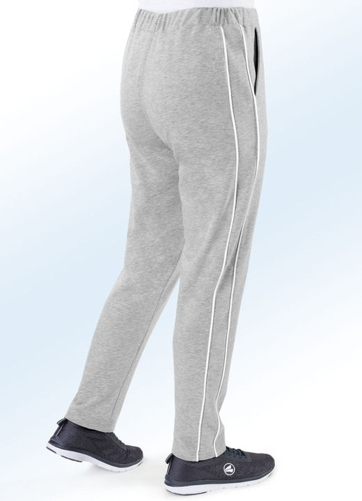 Homewear & Freizeitmode - „Plantier“-Freizeithose in 3 Farben Ansicht 2 Homewear & Freizeitmode - „Plantier“-Freizeithose in 3 Farben, in Größe 038 bis 052, in Farbe GRAU MELIERT Ansicht 2