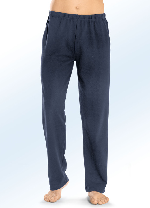 Freizeithosen - Hose in gerader Form, in Größe 024 bis 062, in Farbe SCHWARZ Ansicht 2