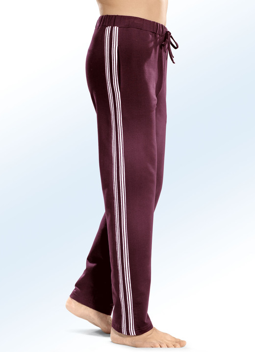 Freizeithosen - Hose mit bequemem Dehnbund Freizeithosen - Hose mit bequemem Dehnbund, in Größe 024 bis 062, in Farbe BORDEAUX