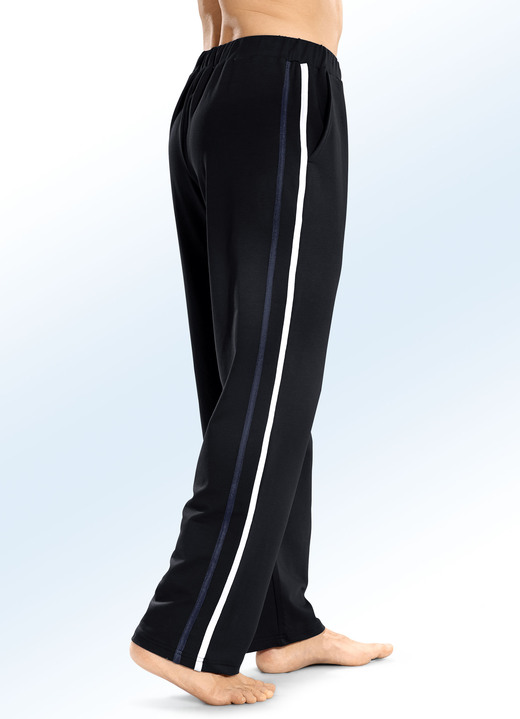 Freizeithosen - Hose mit Tunnelzugband, in Größe 024 bis 062, in Farbe ANTHRAZIT Ansicht 2