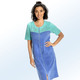 Hauskleider - Hauskleid mit Schmucksteinzier – Farbe HELLBLAU-MINT Hauskleider - Hauskleid mit Schmucksteinzier, in Größe 036 bis 054, in Farbe HELLBLAU-MINT