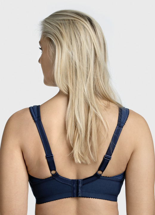Soft-BH - Miss Mary BH mit strukturierten Einsätzen, in Größe 075 bis 115, in Cup E, in Farbe MARINE Ansicht 3