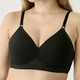 Soft-BH - Naturana BH mit gepolsterten Cups, in Größe 075 bis 100, in Cup A, in Farbe SCHWARZ – Farbe SCHWARZ – Ansicht 3
