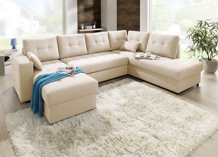 Polsterecken - Polstermöbel mit Bettfunktion, in Farbe BEIGE, in Ausführung Polsterecke Ansicht 10