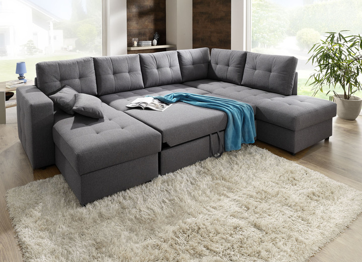 Polsterecken - Polstermöbel mit Bettfunktion, in Farbe BEIGE, in Ausführung Polsterecke Ansicht 6