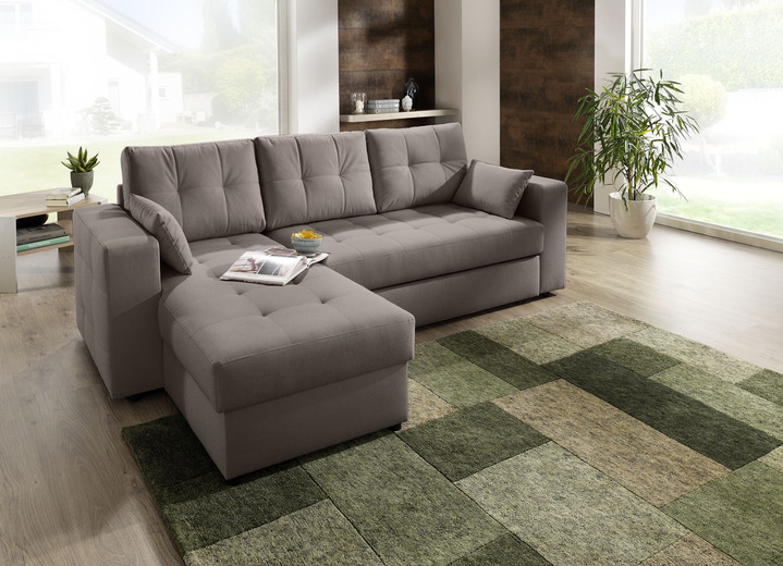 Polsterecken - Polstermöbel mit Bettfunktion, in Farbe BEIGE, in Ausführung Polsterecke Ansicht 16