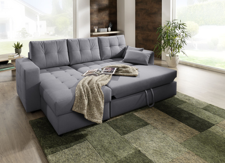 Polsterecken - Polstermöbel mit Bettfunktion, in Farbe BEIGE, in Ausführung Polsterecke Ansicht 24