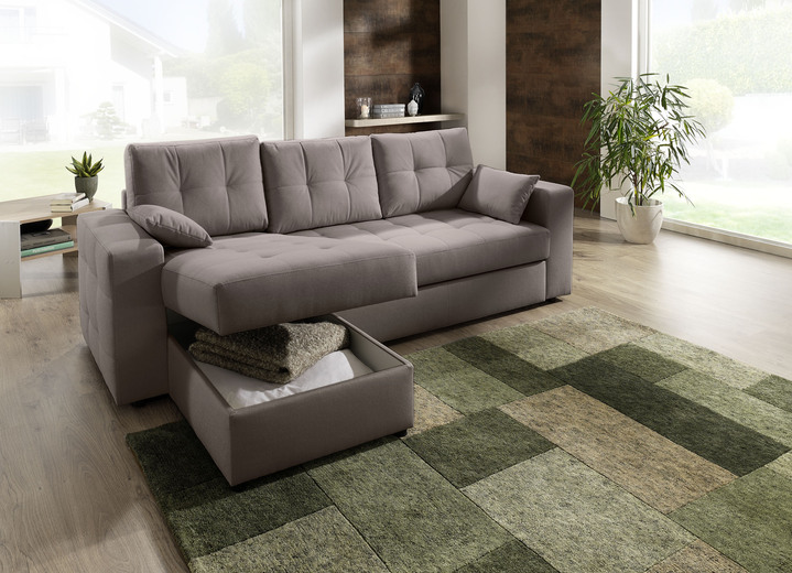 Polsterecken - Polstermöbel mit Bettfunktion, in Farbe BEIGE, in Ausführung Polsterecke Ansicht 17