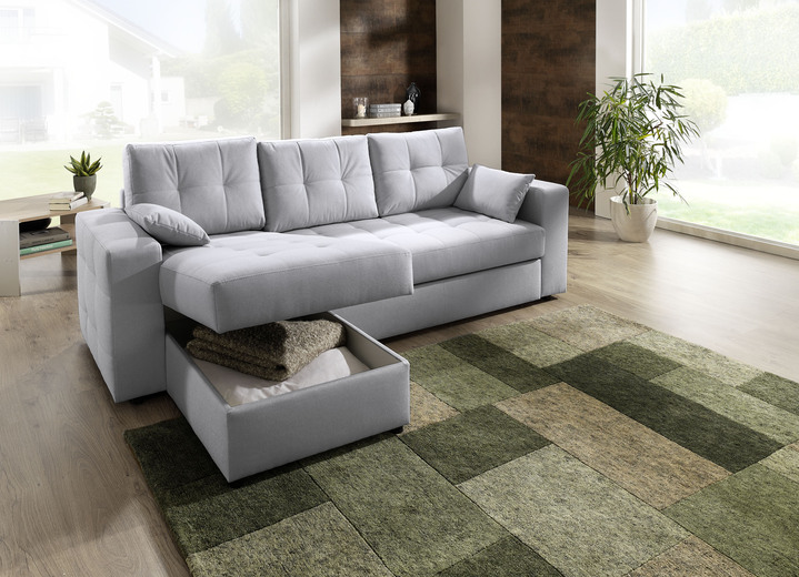 Polsterecken - Polstermöbel mit Bettfunktion, in Farbe BEIGE, in Ausführung Polsterecke Ansicht 20