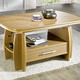 Couchtische - Couchtisch mit Schublade – Farbe EICHE – Ansicht 1 Couchtische - Couchtisch mit Schublade, in Farbe NUSSBAUM, in Ausführung Feste Platte – Farbe EICHE – Ansicht 1