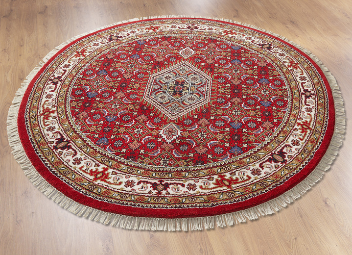 Teppiche - Handgeknüpfte Brücken, Galerie und Teppiche, in Größe 101 (Brücke, 40x60 cm) bis 306 (Teppich, ø 200 cm), in Farbe CAMEL Ansicht 6