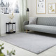 Modern - Brücken und Teppiche für ein Gefühl wie auf Wolken – Farbe GRAU – Ansicht 1 Modern - Brücken und Teppiche für ein Gefühl wie auf Wolken, in Größe 112 (Brücke, 60x120 cm) bis 302 (Teppich, ø 120 cm), in Farbe WEISS – Farbe GRAU – Ansicht 1