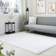 Modern - Brücken und Teppiche für ein Gefühl wie auf Wolken – Farbe WEISS – Ansicht 1 Modern - Brücken und Teppiche für ein Gefühl wie auf Wolken, in Größe 112 (Brücke, 60x120 cm) bis 302 (Teppich, ø 120 cm), in Farbe WEISS – Farbe WEISS – Ansicht 1