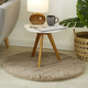 Modern - Brücken und Teppiche für ein Gefühl wie auf Wolken – Farbe TAUPE – Ansicht 6 Modern - Brücken und Teppiche für ein Gefühl wie auf Wolken, in Größe 112 (Brücke, 60x120 cm) bis 302 (Teppich, ø 120 cm), in Farbe WEISS – Farbe TAUPE – Ansicht 6