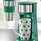 Kaffeemaschinen - Kaffeemaschine Inkl. Thermo- und Keramikbecher – Farbe GRÜN Kaffeemaschinen - Kaffeemaschine Inkl. Thermo- und Keramikbecher, in Farbe ROT