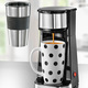 Kaffeemaschinen - Kaffeemaschine Inkl. Thermo- und Keramikbecher – Farbe SCHWARZ Kaffeemaschinen - Kaffeemaschine Inkl. Thermo- und Keramikbecher, in Farbe ROT