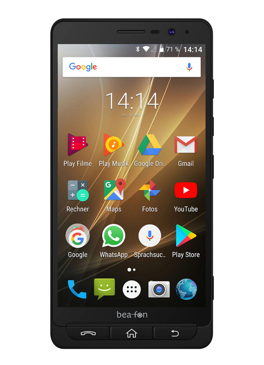 - Bea-fon M 5 premium Smartphone, in Farbe SCHWARZ Ansicht 2