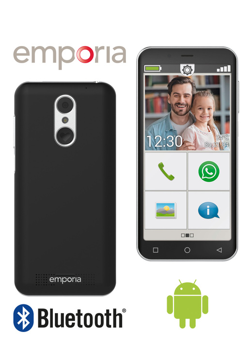 - Emporia Smart.4. Smartphone, in Farbe SCHWARZ Ansicht 1