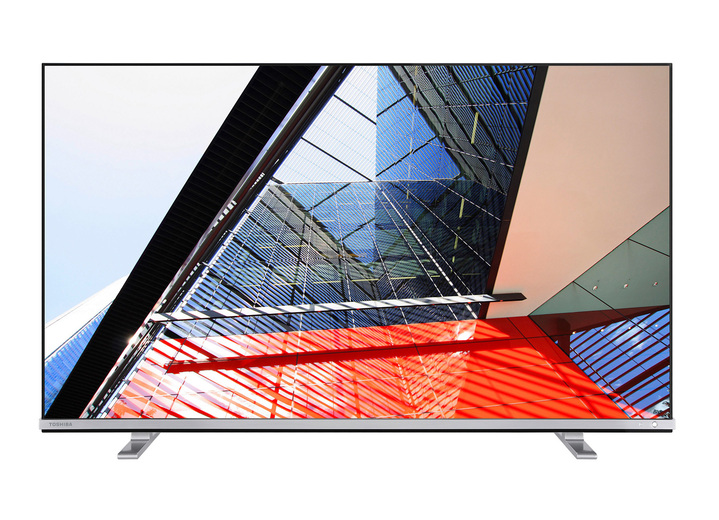Fernseher - Toshiba 4K-Ultra-HD-Fernseher Ansicht 2 Fernseher - Toshiba 4K-Ultra-HD-Fernseher, in Farbe SCHWARZ Ansicht 2