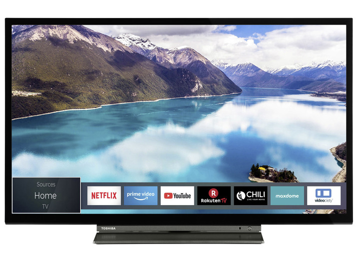Fernseher - Toshiba 32LL3C63DAX Full-HD-LED-Fernseher, in Farbe SCHWARZ Ansicht 2