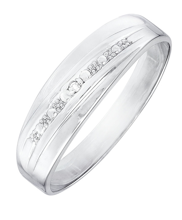 Ringe - Damenring mit Diamant, in Größe 160 bis 220, in Farbe  Ansicht 2