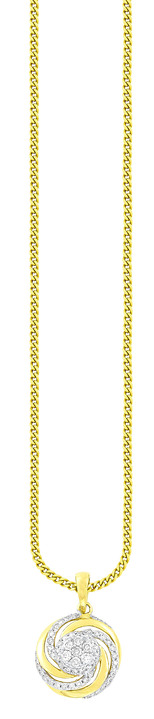 Anhänger - Interessanter Anhänger mit 7 Brillanten und 56 Diamanten Ansicht 2 Anhänger - Interessanter Anhänger mit 7 Brillanten und 56 Diamanten, in Farbe  Ansicht 2