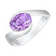 Ringe - Moderner Damenring mit echt Amethyst – Ansicht 2 Ringe - Moderner Damenring mit echt Amethyst, in Größe 160 bis 220, in Farbe  – Ansicht 2
