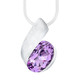 Anhänger - Moderner Anhänger mit echt Amethyst, in Farbe  – Ansicht 2