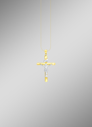 Klassischer Kreuz Anhänger mit Korpus