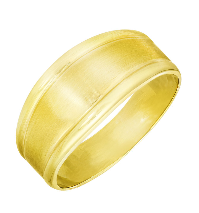 Ringe - Schöner Damenring in Glanz/matt, in Größe 160 bis 220, in Farbe  Ansicht 2