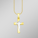 Anhänger - Klassischer Kreuz-Anhänger – Ansicht 1 Anhänger - Klassischer Kreuz-Anhänger, in Farbe  – Ansicht 1
