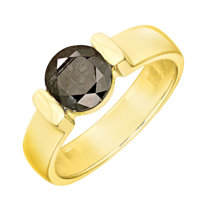 Ringe - Hochwertiger Damenring mit Brillant Ansicht 2 Ringe - Hochwertiger Damenring mit Brillant, in Größe 160 bis 220, in Farbe  Ansicht 2